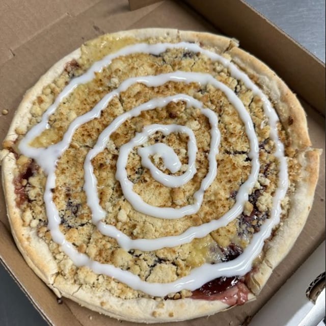 Cherry Dessert Pizza.